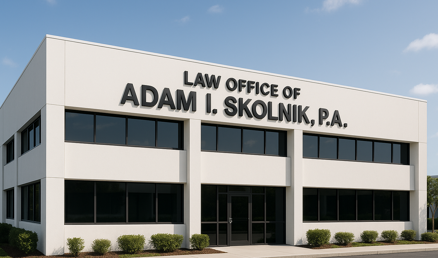 Fort Lauderdale bankruptcy lawyer hero image for The Law Office of Adam I. Skolnik, P.A.